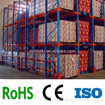 CE guarantee adjustable Storage Drive-in Pallet Racking / Warehouse Racking Systems